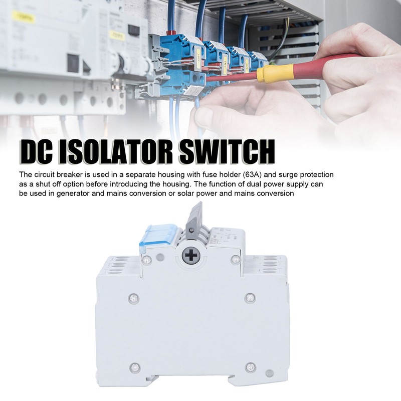 DC Isolator Switch Solar Panel PV Array Din Circuit Breaker