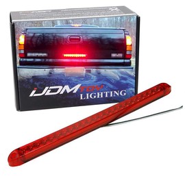 iJDMTOY 17-Inch Trunk Tailgate Red LED Tail/Brake Light Bar Compatible With Ford GMC Chevy Dodge Toyota Nissan Honda Truck
