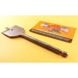 Drill Hog® 1-1/4 Spade Bit 1-1/4 Wood Drill Bit Boring Moly M7 Lifetime Warranty