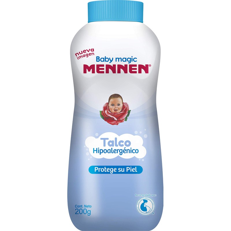 Mennen Talco para Bebé Baby Magic Azul Hipoalergénico 200 g