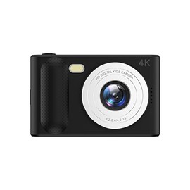 Camera Selfie 1080P HD Video Dual Lens, 48MP Digital Point and Shoot Cameras with 8X Zoom, Fill Light & 32GB SD Card, Vintage Compact Small Camera for Boys Girls Kids (Black)