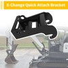 X-Change Coupler Bracket Quick Attach Fit for Bobcat E Series