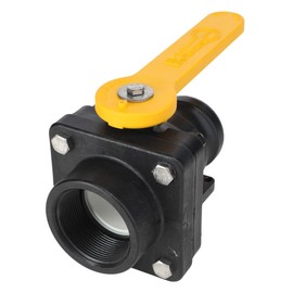 Banjo VSF204FP 2" Full Port Stubby Valve Male Adapter x Female NPT