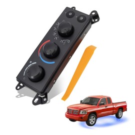 P55056569AC Climate Control Module A/C Air Conditioning Heater Control Switch Panel Compatible with 06-08 Dodge Ram 1500 2500 3500 & 08-11 Dodge Dakota,55057079AB, 55057079AA,P55057079AB