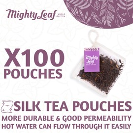 Mighty Leaf Organic Earl Grey Tea, 100 Tea Pouches