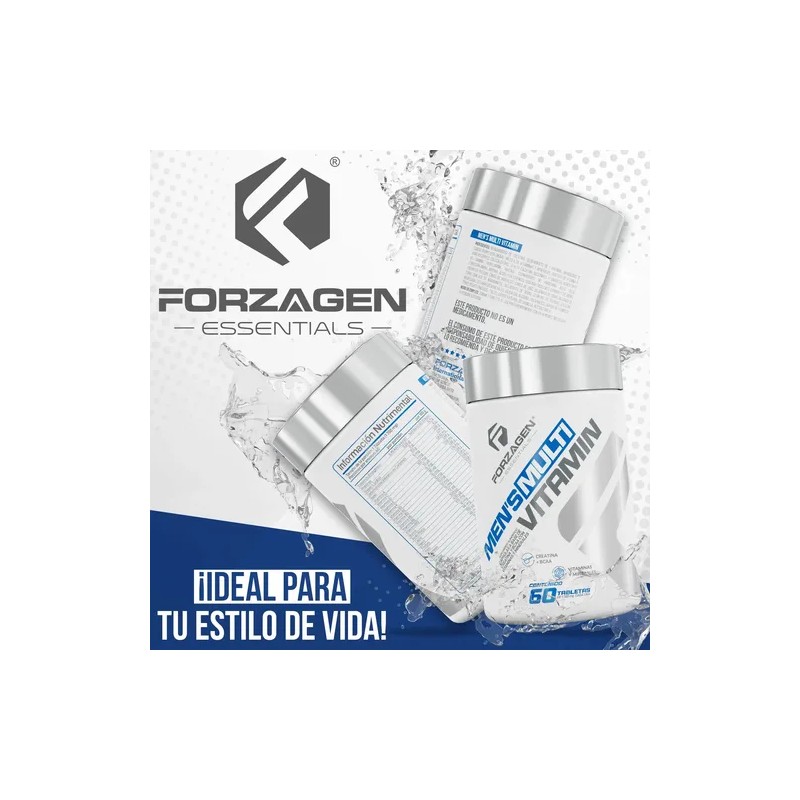 Forzagen Essentials Multivitamínico para Hombres Mens Multivitamin 60 Tabs