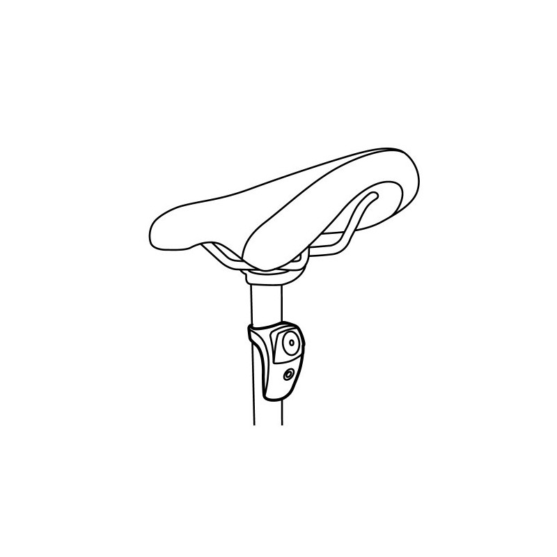 Knog Boomer Hi Power 1 LED Rear Light - Pink