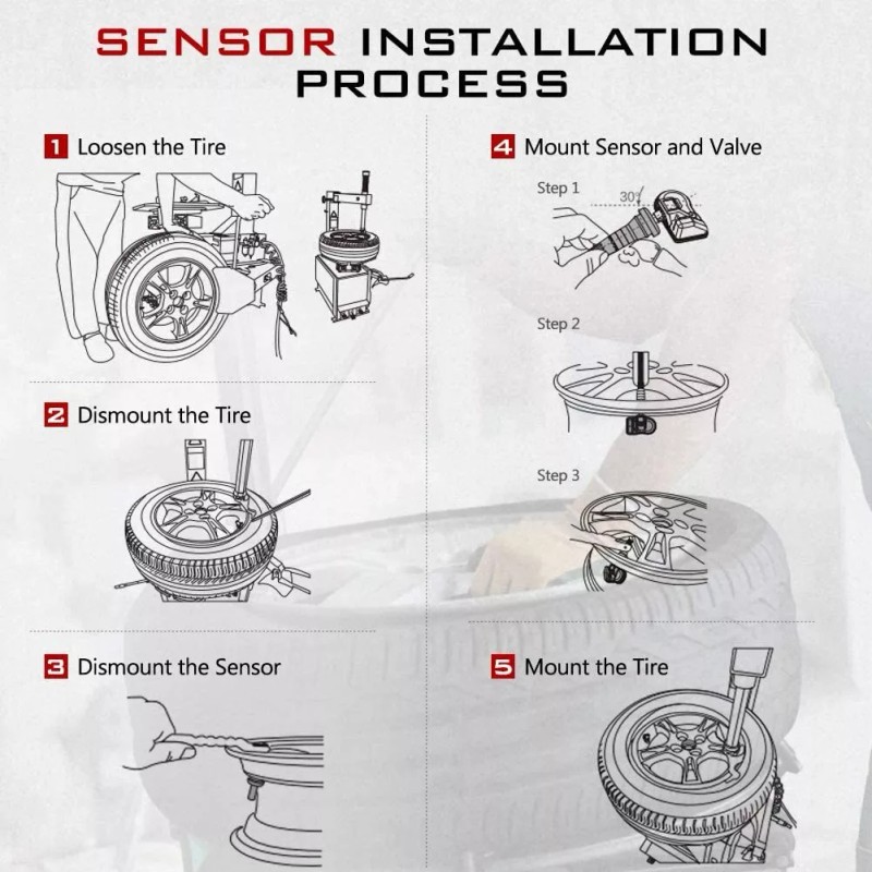 Autel MX-Sensor TPMS Sensor Tire Tyre Pressure Monitor System 315MHz