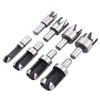 Bestgle 8 Pcs Wood Plug Cutter Cutting Tool Carbon Steel