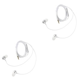 jojofuny 2pcs Ergonomic in-Ear Headphones with Mic Magnetic Control Heavy Bass for Enhanced Sound for Music and Daily Use