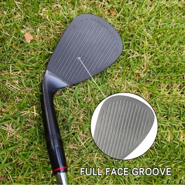 Yamato Full Face Golf Wedge Set or Individual Golf Wedges 50/52/54/56/58/60 Forged Golf Gap Wedge Sand Wedge Lob Wedge Golf Clubs Milled Face (Stainless Steel, 56 60 Degree, Regular, Right)
