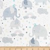 Shannon Studio Digital Minky Cuddle Mama & Me Snow, Fabric