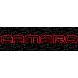 Camaro Outline Decal 4" x 40" by Pristine Signs & Graphics LLC (Red)