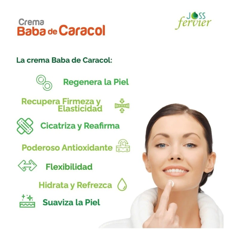 Crema Baba De Caracol Joss Todo Tipo De Piel