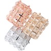 Sipliv Makeup Brush Holders Pen Holder Handcrafted Crystal Eyebrow Pencil