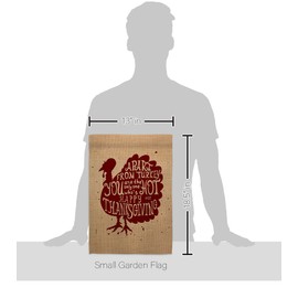 Thanksgiving Decorations Wall Hanging Mount Bracket Set Flag Pole Holder Garden Banner Room Indoor Outdoor Tapestry Sign Farmhouse Grandma A Part From Turkey Front Door Decor Fall Gifts Made In USA