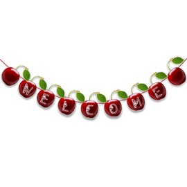 Seyal® Cherry Happy Birthday Banner
