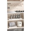 SNBBGT Expandable Pot Organizer with 7 Adjustable Dividers for Kitchen