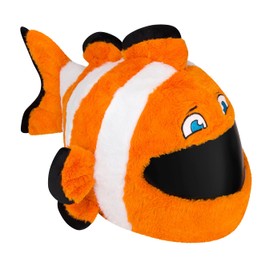 Moto Loot Helmet Cover for Motorcycle Helmet, Fun Rides and Gifts (Cover Only. Helmet Not Included) - Clown Fish