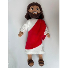 Apragaz 13inch-Jesus-Plush-Toy for Kids (Red)