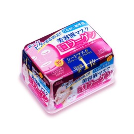 Kose Clear Turn Essence Mask (Collagen) 30 Pieces Face Mask with Leaflet