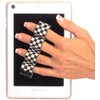 LAZY-HANDS 4-Loop Grips (x2 Grips) for e-Readers - XL (Black
