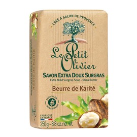 Extra Mild Surgras Soap - Shea Butter - Gently Cleanses Skin - Delicately Perfumed - Moisturizing And Softening - Vegetable-Based - Eco-Friendly Packaging - Paraben Free - 250 gram