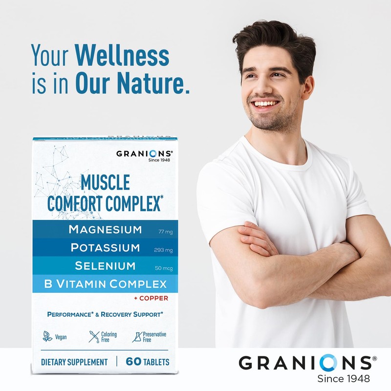 Granions Muscle Relaxant - Magnesium - B Vitamins - Copper