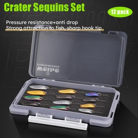 RoseFlower Fishing Lure Set Rubber Fish Fishing Bait Artificial Bait Rubber Bait Kit Including Fishing Hooks, Worms, Spinners, Height Hooks, Guide - Freshwater Saltwater Ice Fishing Fly Fishing