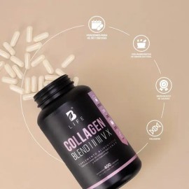 Mezcla de Colágenos 400 Capsulas 200g I,II ,III ,V, X - Blife