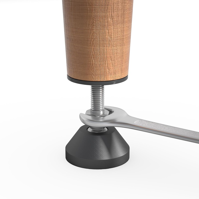 Aglaiprty Heavy Duty Furniture Levelers - Dual Thread Design with