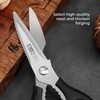 ZHANG XIAO QUAN SINCE 1628 Multi-Function Kitchen Scissors, Serrated 30Cr13
