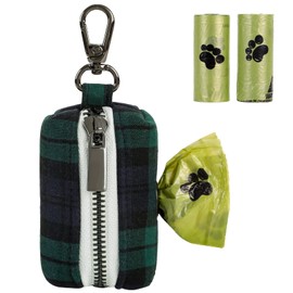 Unique style paws Dog Poop Bag Holder Reusable Waste Bag Dispenser for Travel,Park and Outdoor Use Includes 2 Roll Dog Poop Bags