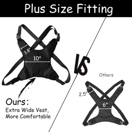 King Mills Plus Size Wheelchair Seatbelts for Adults, Ideal Used as Wheelchair Safety Belt for Seniors, Disabled, Providing Comfortable Wheelchair Harness and Vest Restraints for Dementia Patients