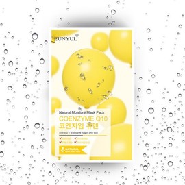 Eunyul Natural Qoo10 Mask Pack 1 Sheet / Daily Use 1 Pack / Moisture / Elasticity / Whitening Care / 내츄럴 큐텐 마스크팩 1매/매일쓰는 1일 1팩 /수분/탄력/미백 케어