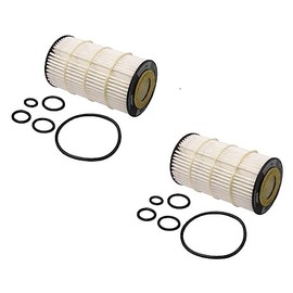 for Mercedes (98-12) SYNTHETIC Oil Filter Kit (x2) HENGST