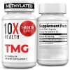 10x Health Tmg Trimetilglicina 1000mg Soporte Energía 60cáps