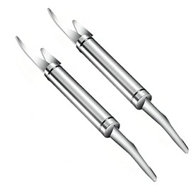 PurHyac 2Pcs Shrimp Deveiner Tool and Peeler, Toadfish Shrimp Cleaner, 5 in 1 Multifunctional Shrimp Peeler and Deveiner Tool, Oyster Shucking Knife, Ergonomic Non-Slip Grip, Kitchen Essential, 9in