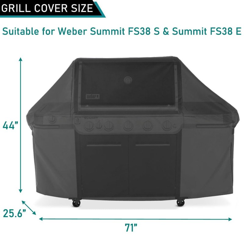 ZJYWSCH Grill Cover for Weber Summit FS38 S E 5-Burner
