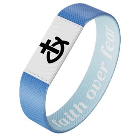 Bible Verse Bracelet, Wearable Scripture Bracelets Jesus Bracelet for Spiritual Enrichment, Bible Verse Tapped via Smartphone, Christian Bracelet for Women, Men and Teens