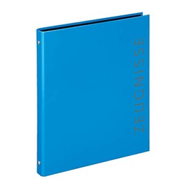 Veloflex Velocolor 4144351 Certificate Ring Binder DIN A4, Blue, Pack of 1