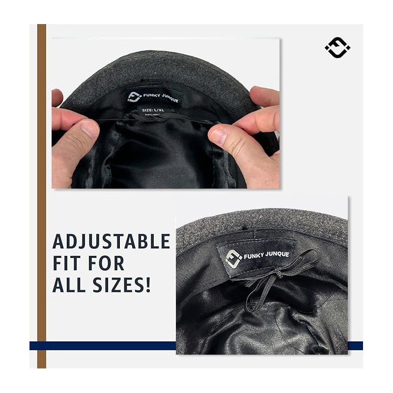 Funky Junque Wool Blend Fedora Hat: Tan (Large/XL)