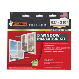 Frost King V85M Extra Strength Indoor Shrink Window Kits, Clear