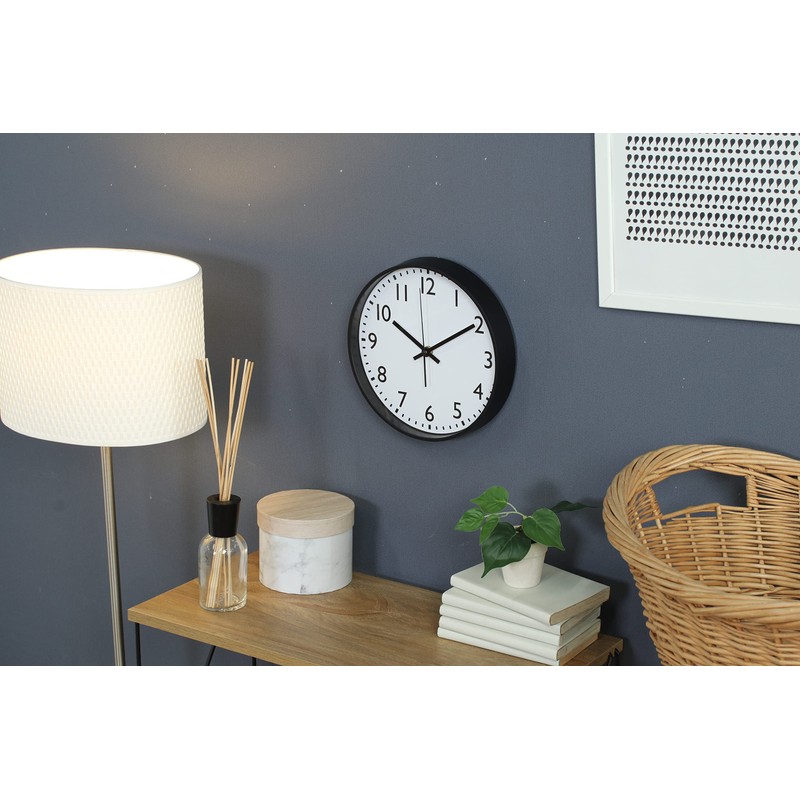 Fuji Boeki Wall Clock, Width 9.8 x Depth 1.6 x