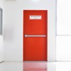 DinAliX 12 x Fire Door Stickers, 21 x 7.2 cm,