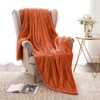 MIULEE Cuddly Fleece Blanket, Flannel Blanket, Plain Blankets, Couch Blanket,