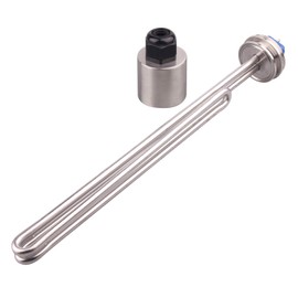 DERNORD 1.5 Inch (OD50.5mm) Tri-clamp Foldback Heating Element Stainless Steel Immersion Water Heater (240v 5500w)