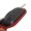 Genuine Leather Flip Key Fob Cover Case Protector for Jeep