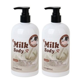 (1+1) Food A Holic Milk Body Lotion 500ml / (1+1)푸드어홀릭 밀크 우유 바디로션 500ml
