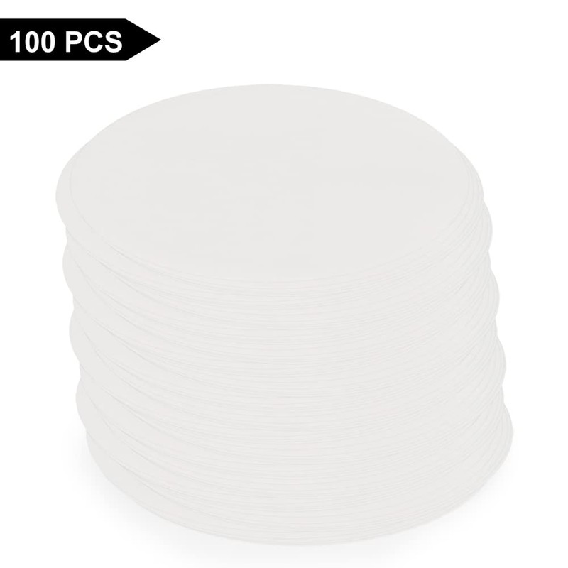 stonylab Quantitative Filter Paper Circles, 100 Pack Fast Speed Cellulose